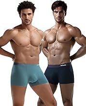 MAOU Men’s Seamless Microfiber Modal Men's Briefs Boxers – Trunks for Men | Briefs Men | Breathable Seamless Men's Underwear |Mens Underwear |Combo Pack | Multi-Colored Underwear