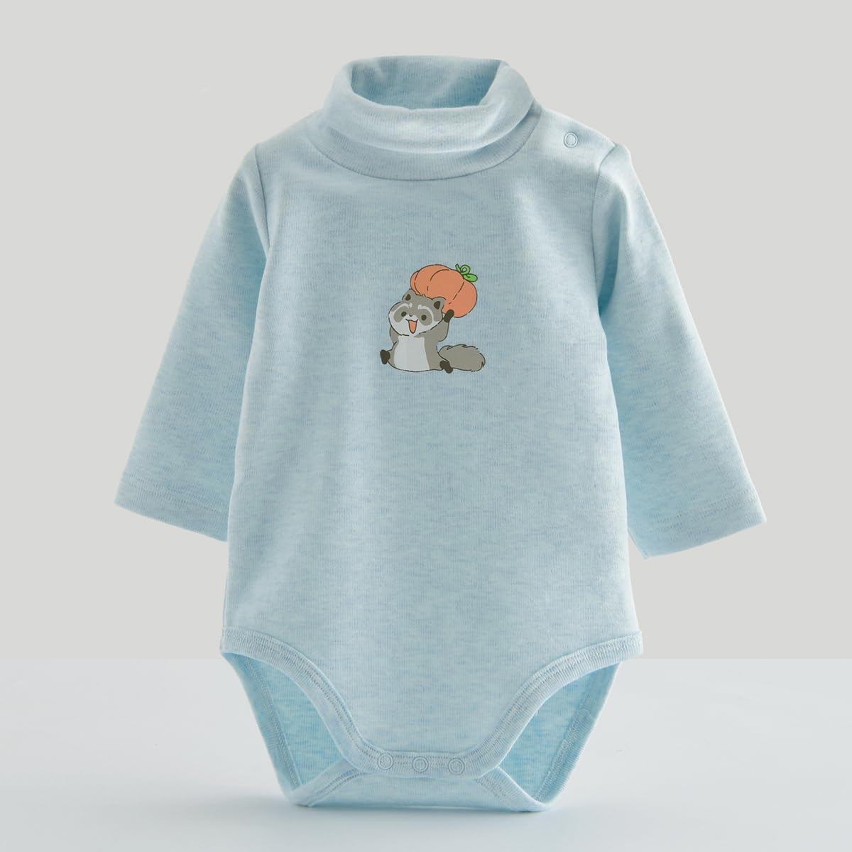 Baby Girls Clothes Long Sleeves Turtle-Neck Onsies Cotton Baby Bodysuit Pack of Toddler Clothing