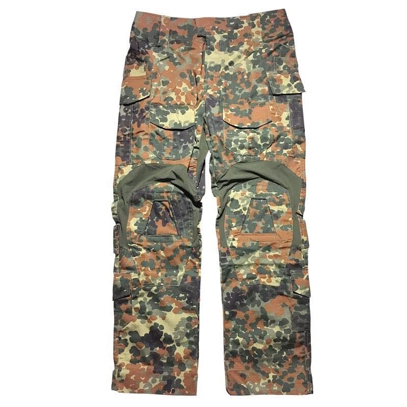 Pantalon De Combat Tactique G3 – Multi-Camouflage avec Coupe Réglable Et Poches for Genouillères