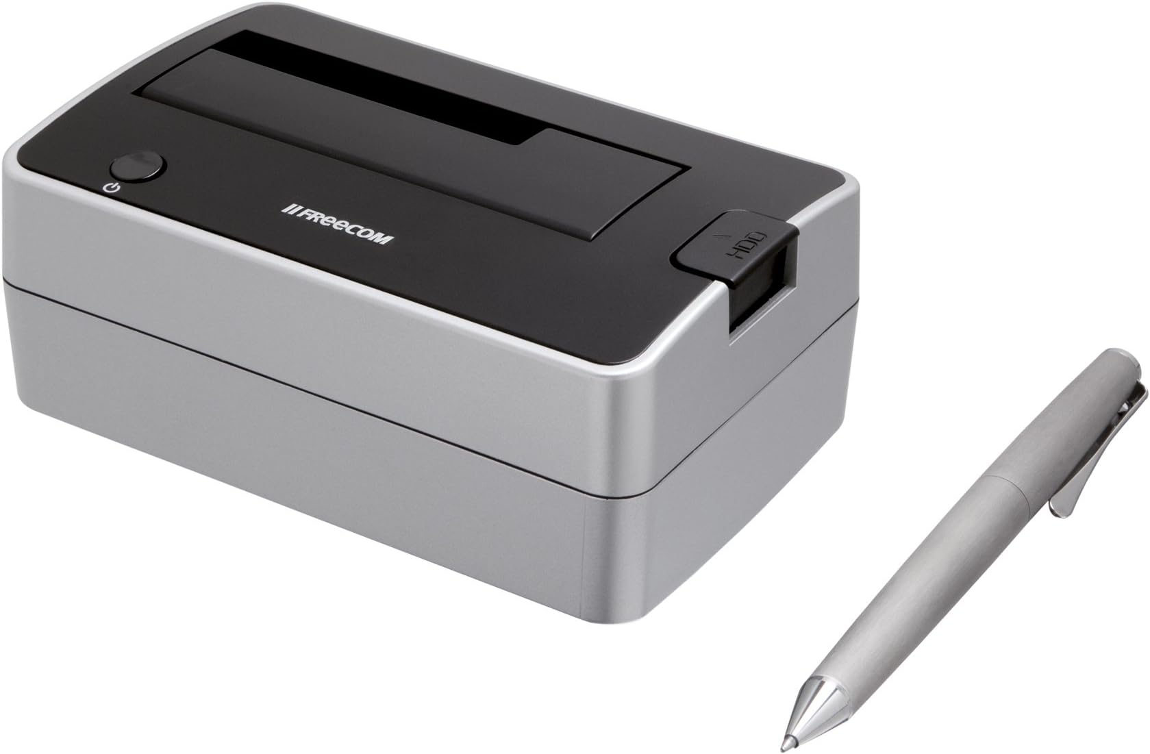 Freecom 35296 Quattro Docking Station for 2.5/3.5 Inch SATA Hard Drives - Compatible with USB 2.0/FireWire400/800/eSATA