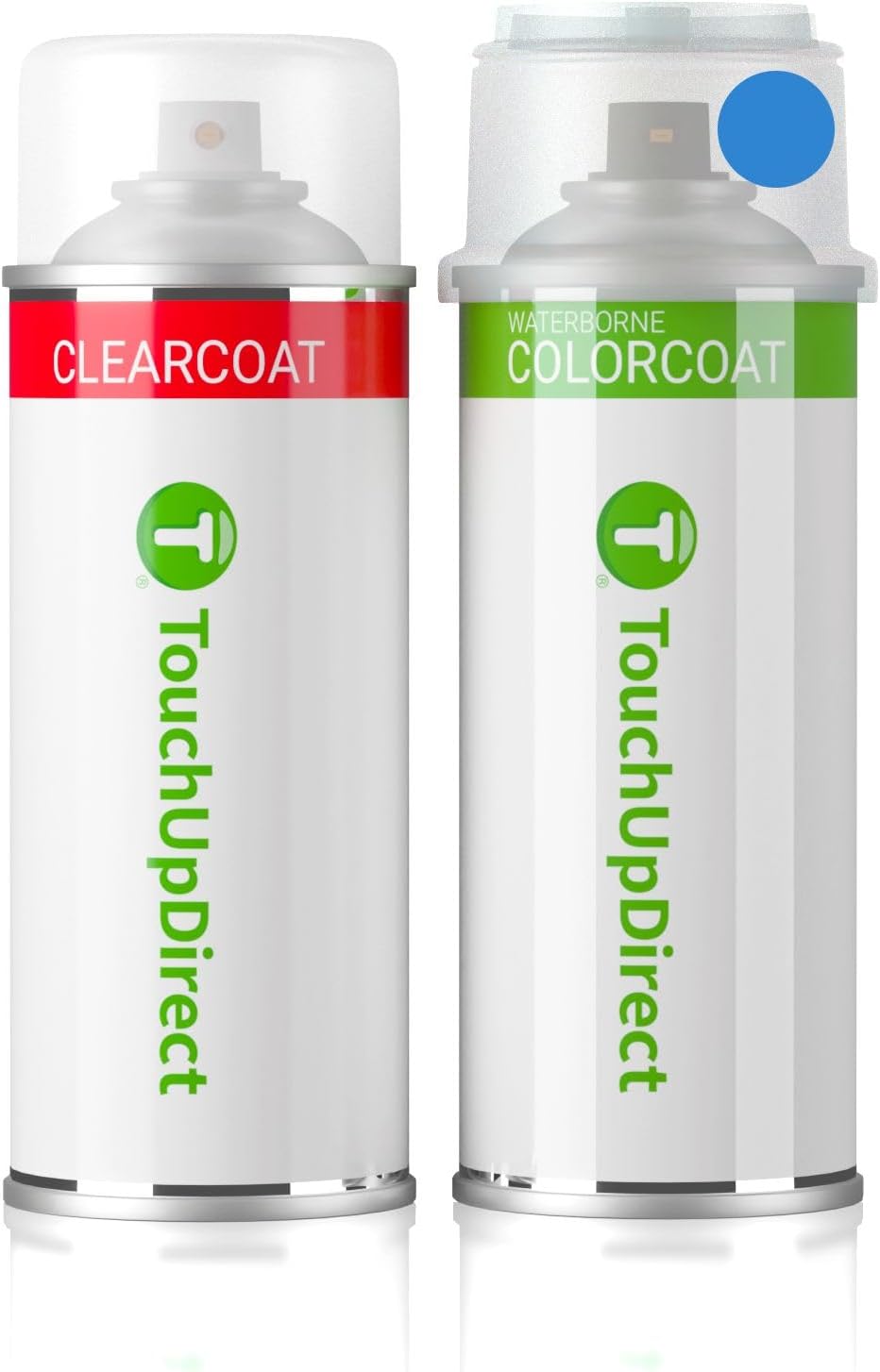TouchUpDirect GLN/WA141H Fountain Blue Compatible with Chevrolet Exact Match Touch Up Paint Aerosol - Essential Kit