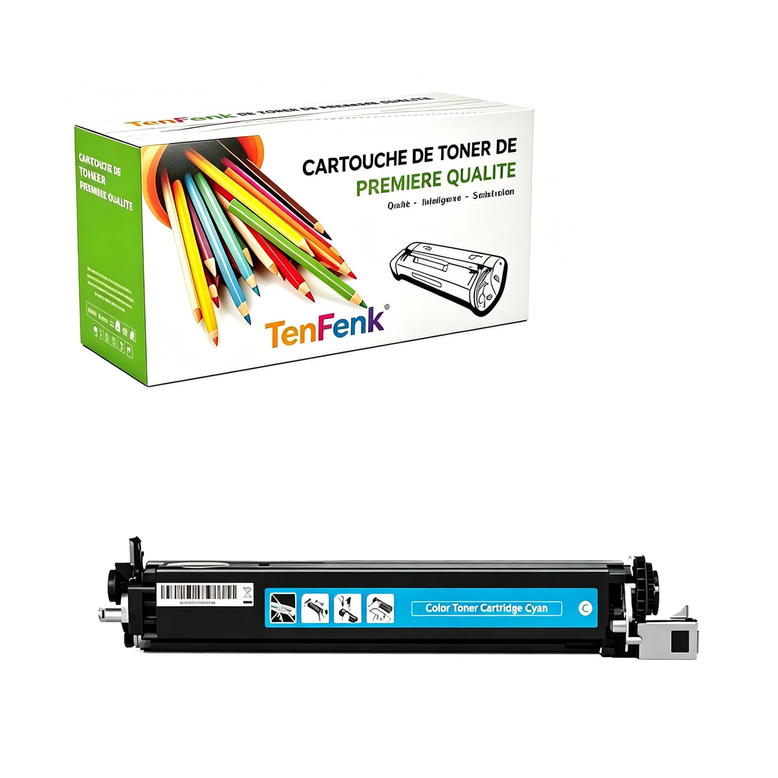 Compatibile Sostituzione Unità di Sviluppo Per Lexmark CS310 70C0D10 70C0D20 70C0D30 70C0D40 Da Utilizzare Con Lexmark CS310N CS310DN CS410N CS410DN CS410DTN CS510DE Stampante,Cyan