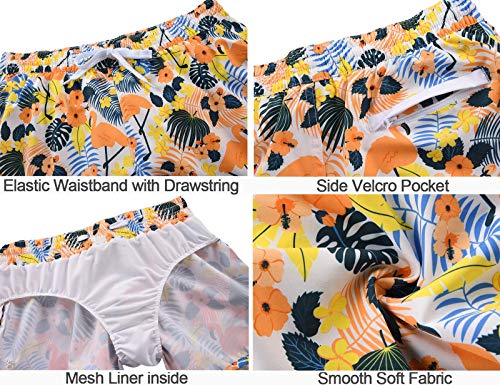 Image of Rocorose Women's Two Piece Swimsuit Ruffle Vintage Swimwear with High Waist Bikini Bottom