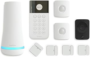SimpliSafe 9 Piece Wireless Home Security System w/HD Camera - Optional 24/7 Professional Monitoring - No Contract -...