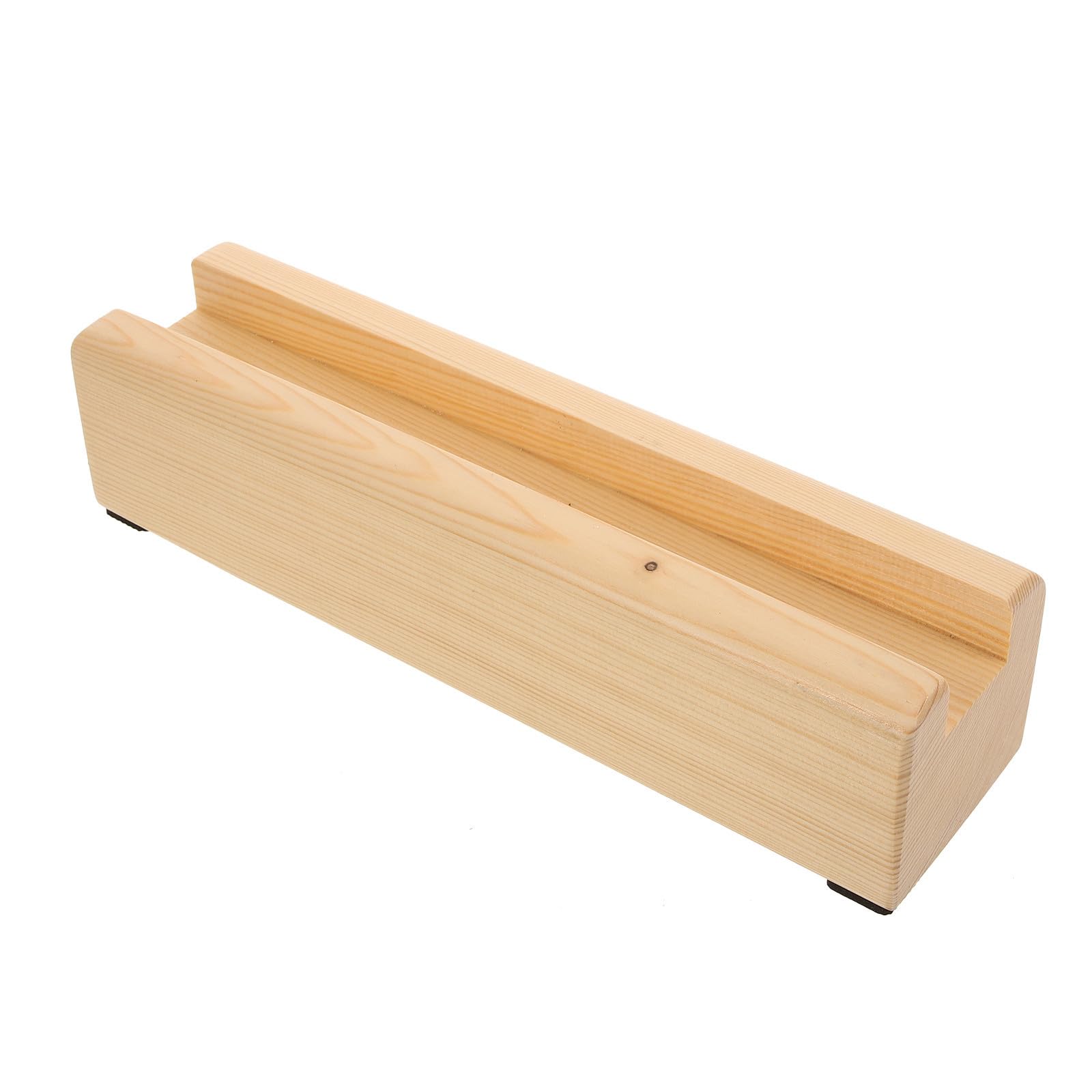Support fixe pour miroir bois kaki socle stable multi-usage chambre