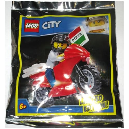 Lego City Paper & Foil Pack #951909 Pizza Delivery Guy
