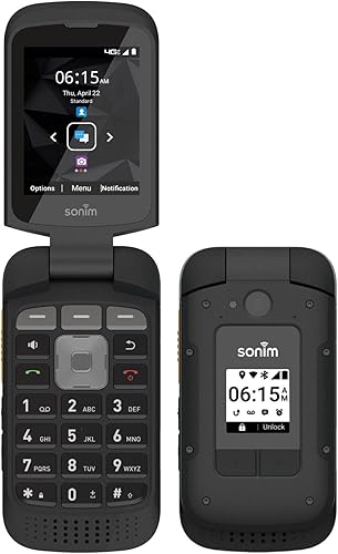Sonim XP3 Plus XP3900 T-Mobile 4G LTE Cámara 16GB Android Rugged Flip Teléfono celular Negro (renovado)