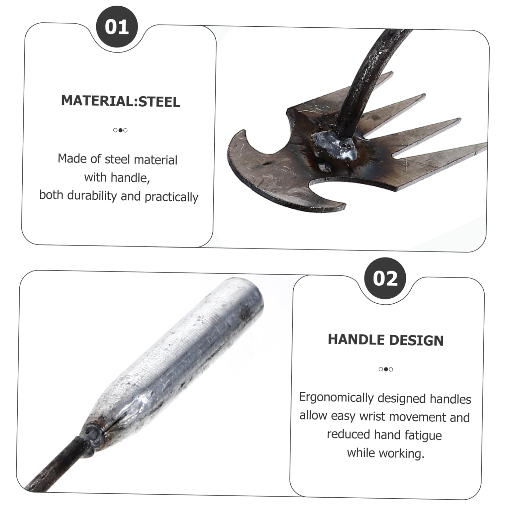 VICASKY Portable Puller Tool Ergonomic Hand Weeder Multi Function Gardening Tool for Lawn Care Durable Design for Easy Root Removal for Gardeners