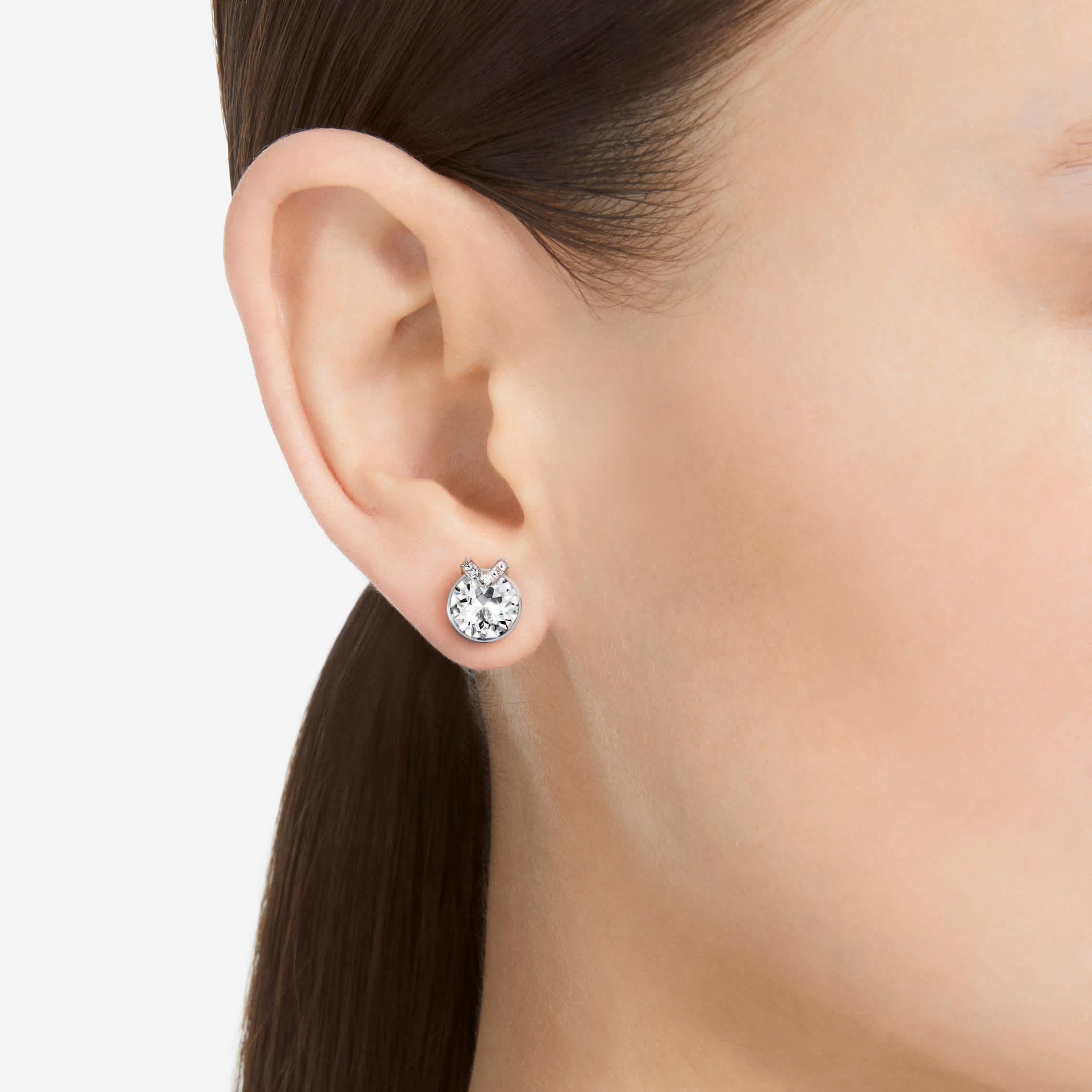 Swarovski Bella Collezione Orecchini a lobo, Taglio rotondo, Pavé