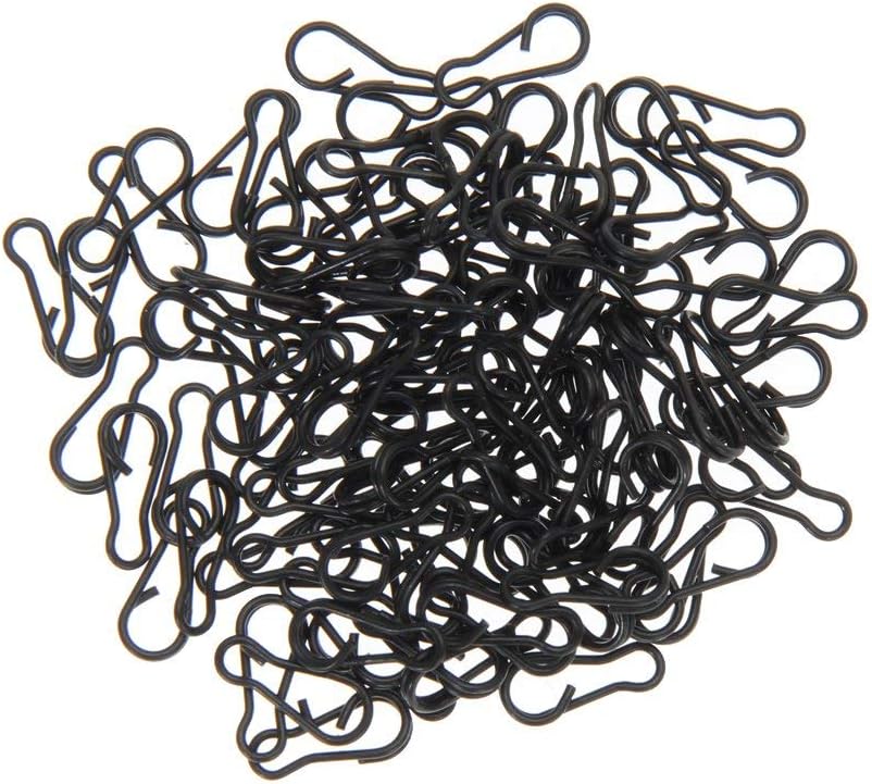 Demiawaking 50pcs Small Clips Carp Fishing Tackle Quick Change Swivels Rigs Links