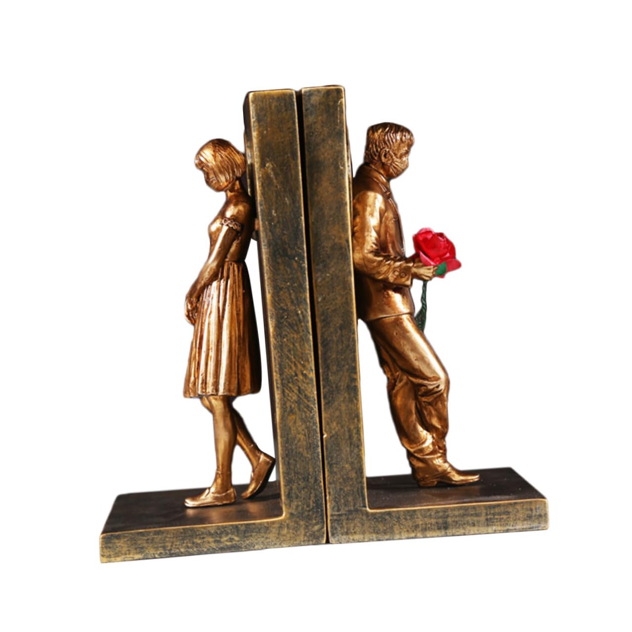 Serrage-livres couples design moderne cadeau idéal maison