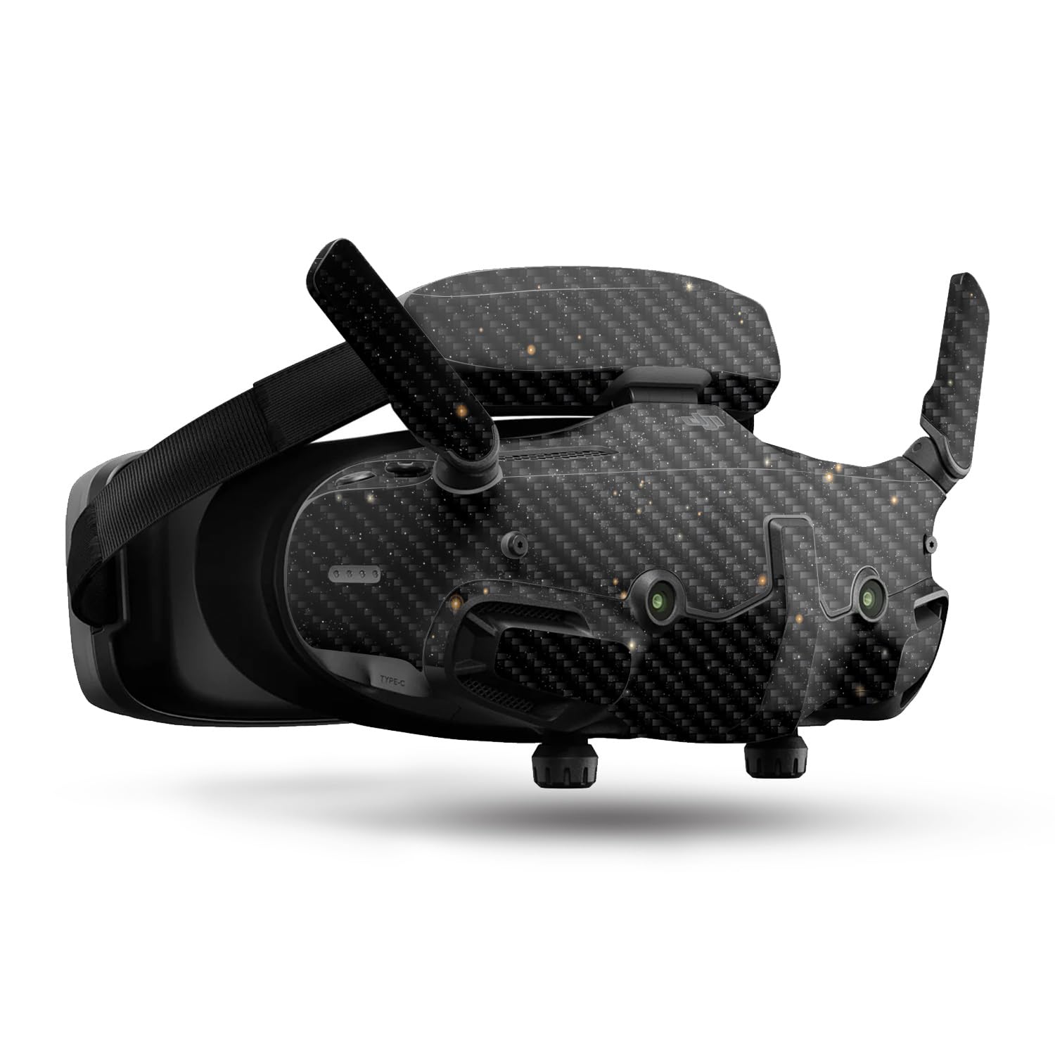 Carbon Fiber Drone Skin Compatible with DJI Goggles 3 - Deep Space - Premium 3M Vinyl Protective Wrap Decal Cover - Easy to Apply