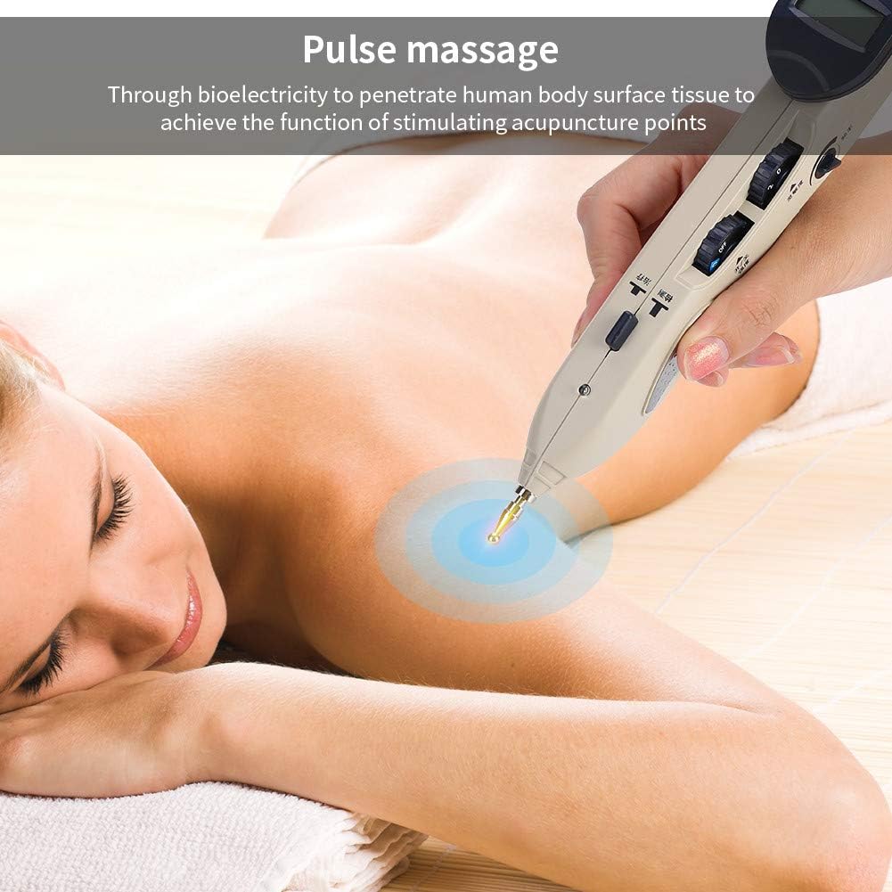 Acupuncture Pen, Cordless Rechargeable Electronic Acupuncture Needle Pens Health Care Pen Massage Pen Powerful Meridian Energy Pen Relief Pain Tools