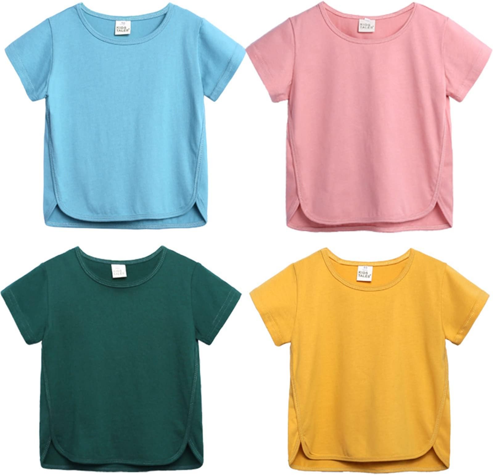 Betadog Girls and Toddlers' Short-Sleeve T-Shirt Tops Kids Boys School Shirts Short Sleeves Tank Top & Tees