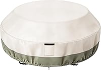 Vista 11 de Bitubi Funda para Mesa de Patio Rectangular/Ovalada de 60 Pulgadas, Funda para Mesa de Comedor Exterior Resistente e Impermeable para Invierno