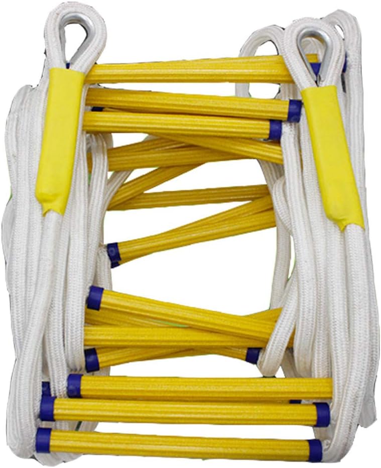 Xgxyklo Emergency Fire Escape Rope Ladder- Easy to Deploy and Simple to Use,50m : Tools & Home Improvement