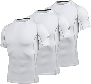 Herren Kompressionsshirt Kurzarm Funktionsshirts Cool Dry Training Running Top