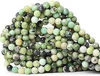 Vista 87 de 60 cuentas redondas sueltas de piedra dálmata natural de 0.236 pulgadas (0.236 in) para hacer joyas, hallazgos de bricolaje, 1 hebra de 15 pulgadas