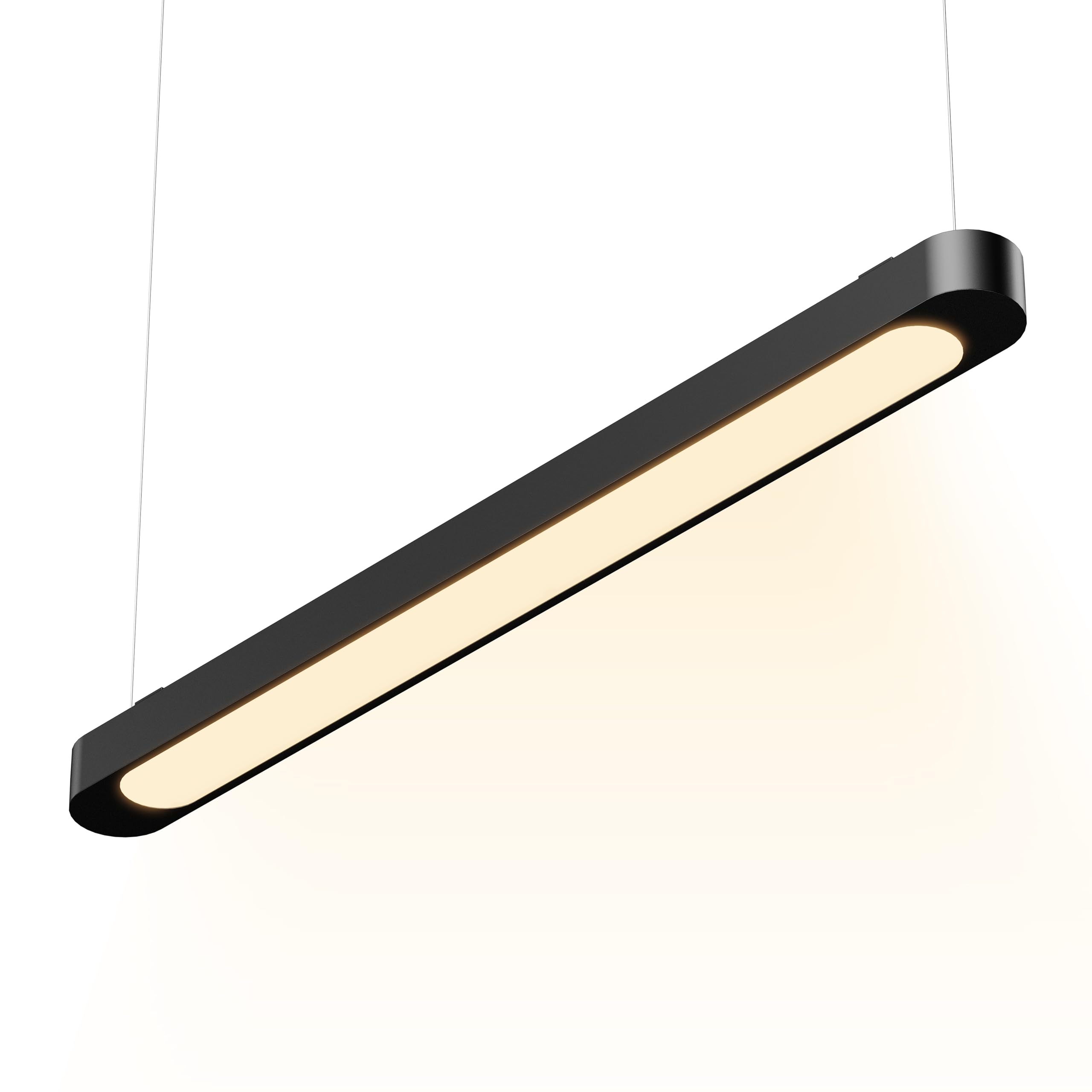 KARBAN Lumone Modular Pendant Light | 3-in-1 Color Modes | Adjustable Hanging Wire | Anti-Glare Modern LED Light for Office, Dining, Study Room & Commercial Spaces | White (Black)-image-22