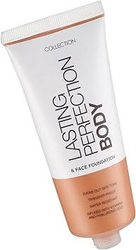 Collection Cosmetics Lasting Perfection Body and Face Foundation, Full Coverage Foundation, 65ml, Medium