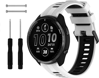 Replacement Band for Garmin Forerunner 945 Watch Bands, Soft Silicoe Strap fit Garmin Forerunner 935 GPS Running Smartwatch