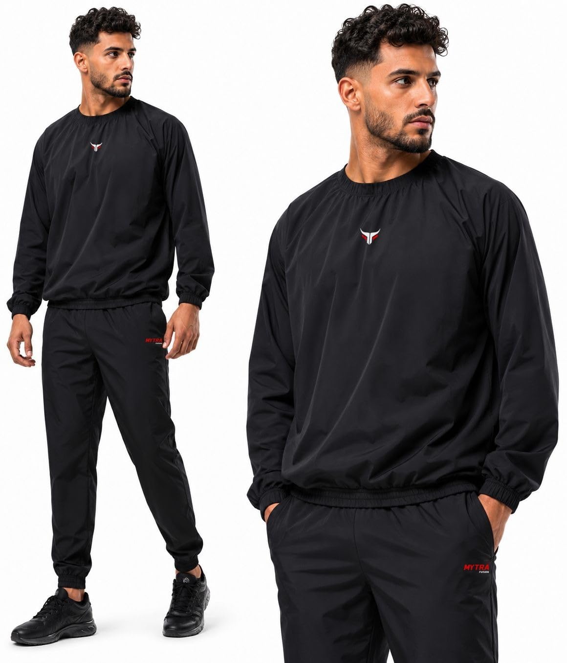 Mytra Fusion schwitzanzug herren & damen Ultra Lightweight schwitzanzug 100% wasserdicht und winddicht sauna suit für Gewichtsverlust, Training, Boxen, MMA und Fitnessstudio