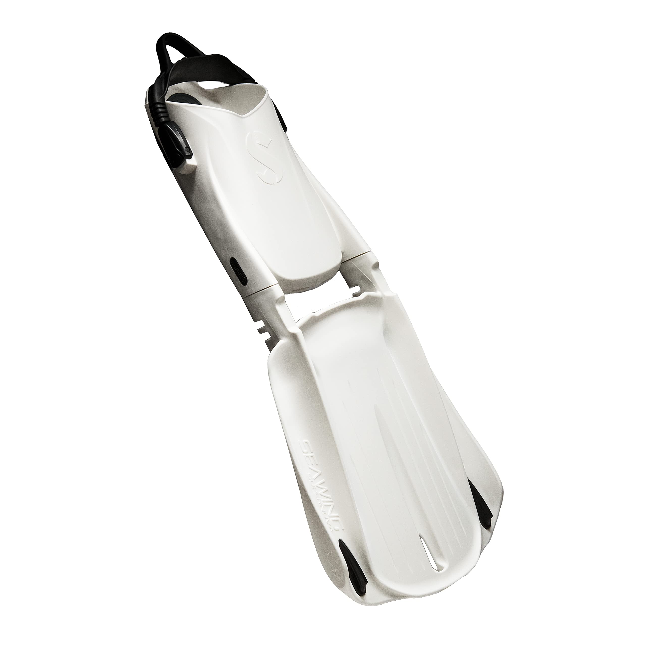 SCUBAPRO Seawing Supernova Modular Scuba Fin System for Recreational and Professional Scuba Diving, Medium, White