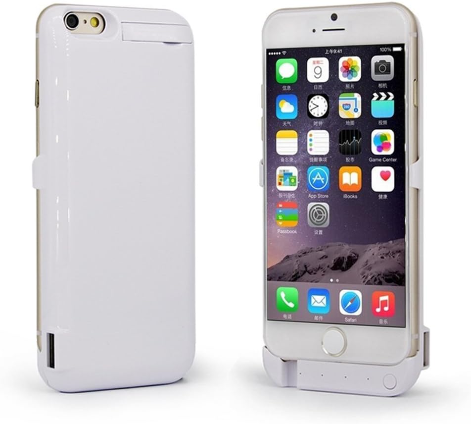 Ultra Slim Design 10000mah High Capacity Power Case with USB Output for iPhone 6 4.7" External Battery Case (Silver)