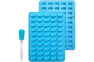 BARRETLGQ Ultimate Set Of 2-Pack 50-Cavity Professional Grade Silicone Chocolate Candy Molds