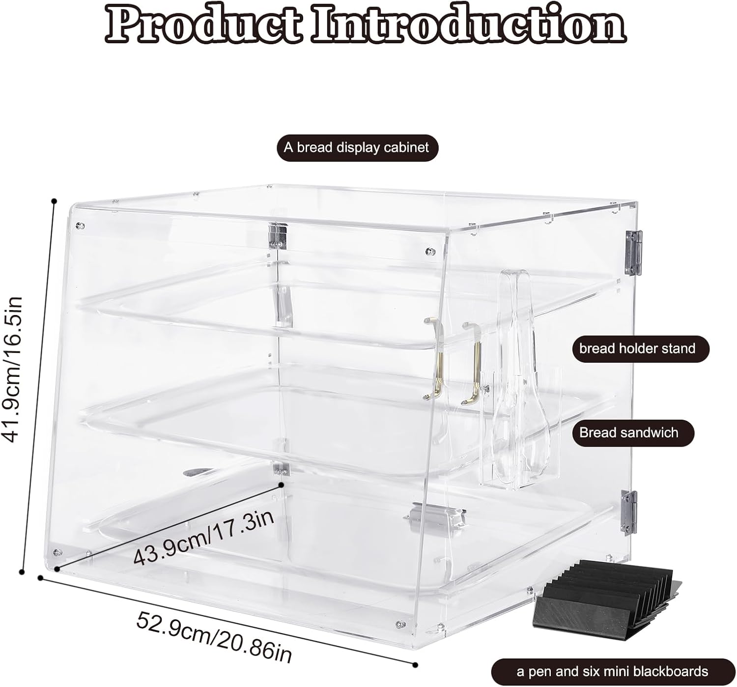 Pastry display case (White)