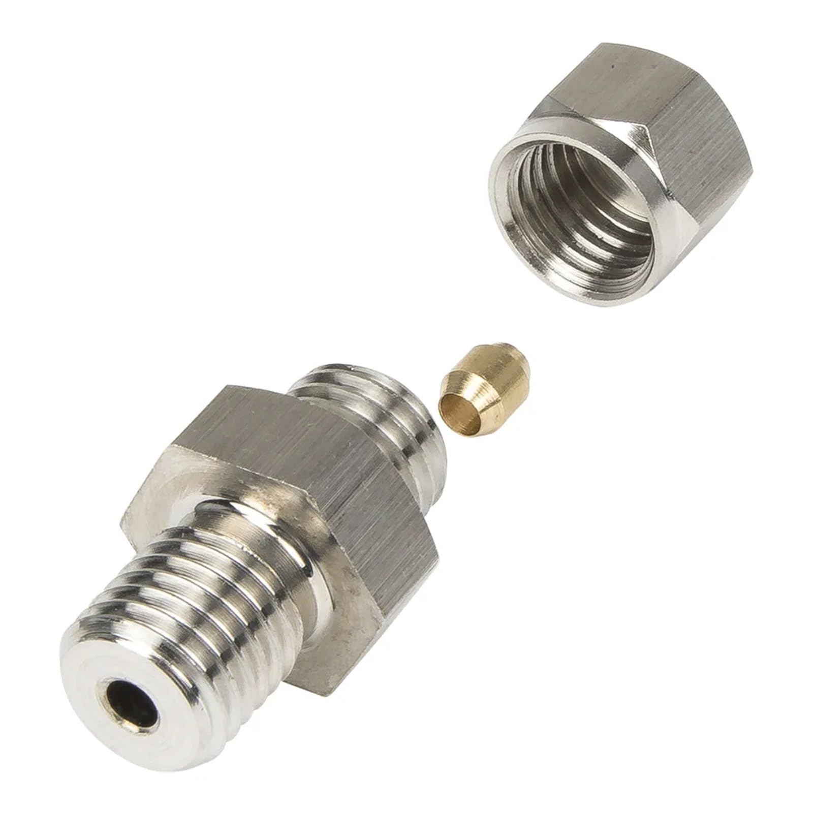Tuerca de montaje móvil M12*1,5 para termopar con orificio de 3mm 6