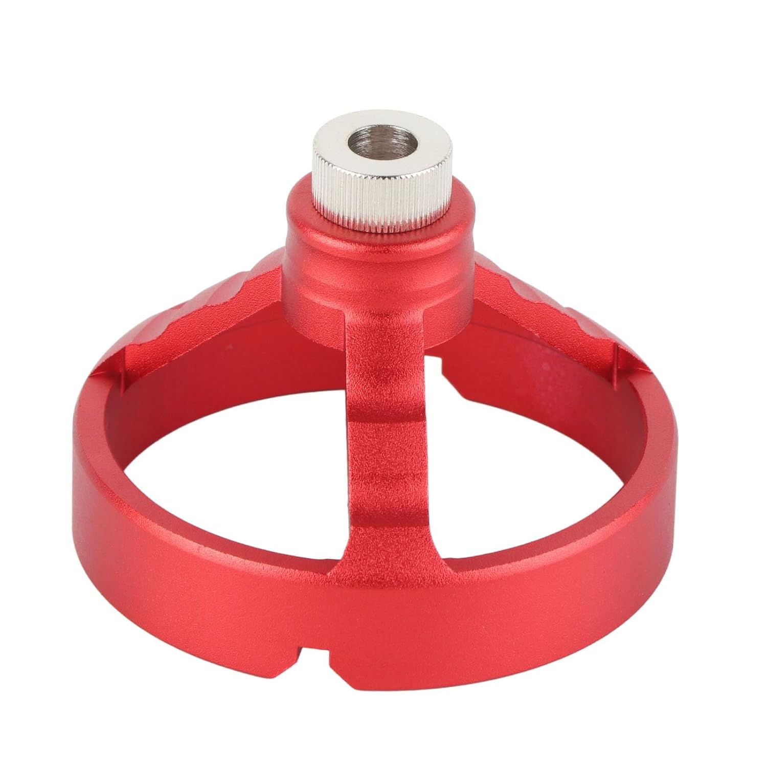 Woodworking Vertical Hole Puncher, Drill Bit Jig, Straight Angle Drill Punch Locator Vertical Drilling Fixture, Hole Drilling, jigs (Red)