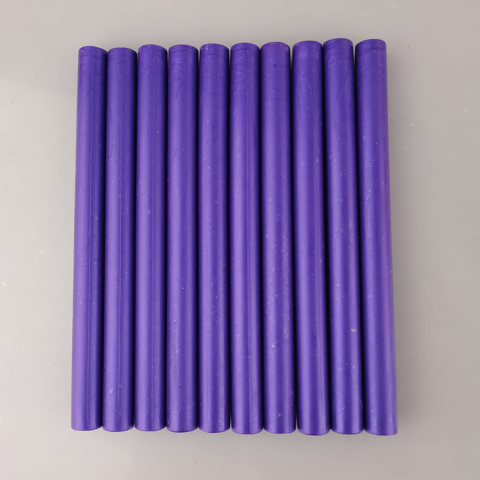 10 varillas de cera de sellado púrpura para sello de cera, barras de sellado AMTOL para pistola de pegamento, ideal para invitaciones de boda,sobres de tarjetas, envoltura de regalo.