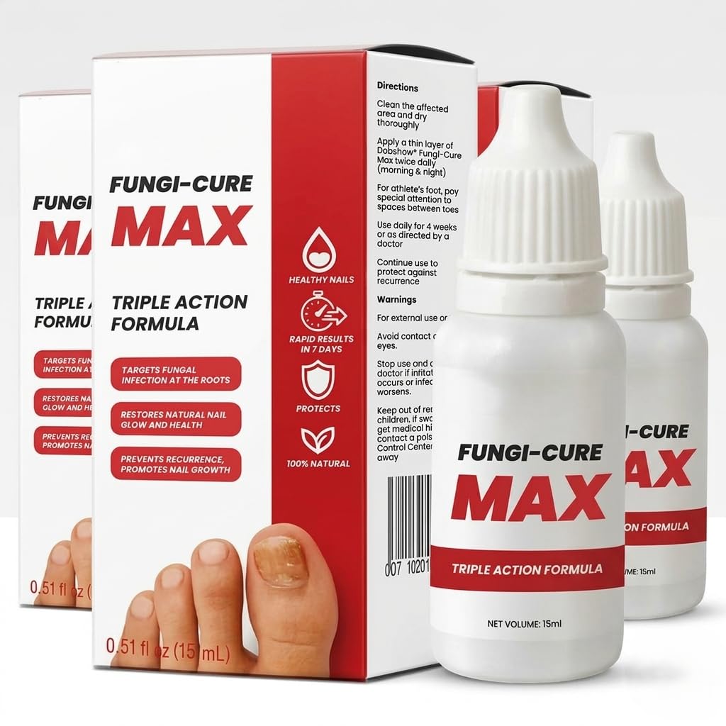 Fungi-Cure Max Nail Care Solution | Intensive Nail & Cuticle Conditioning Formula | Hydrating Nail Appearance Care for Brittle, Dry & Discolored-Looking Nails | Fast-Absorbing Daily Nail Maintenance Solution for Fingernails & Toenails-image-11