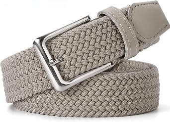 Deribond Mens Belt Braided Elastic Stretch Feature