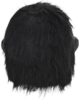 Vista 4 de MioCloth Máscara de cabeza de animal para fiesta de disfraces de Halloween, diseño de monstruo gorila enojado