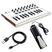 Arturia MiniLab 3 MIDI Keyboard Controller Bundle, White, 25 Key