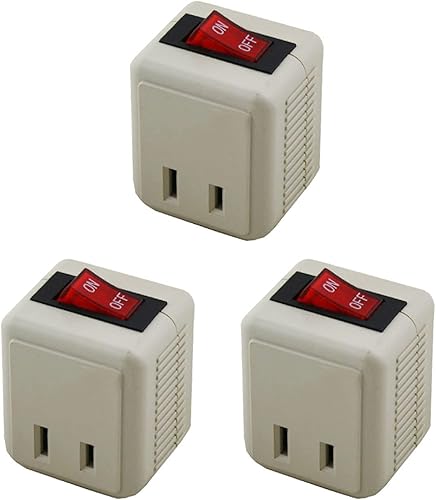 Miniatura 10 de Wideskall Adaptador de enchufe de pared de alimentación de CA de 2 clavijas con certificación ETL (paquete de 10)
