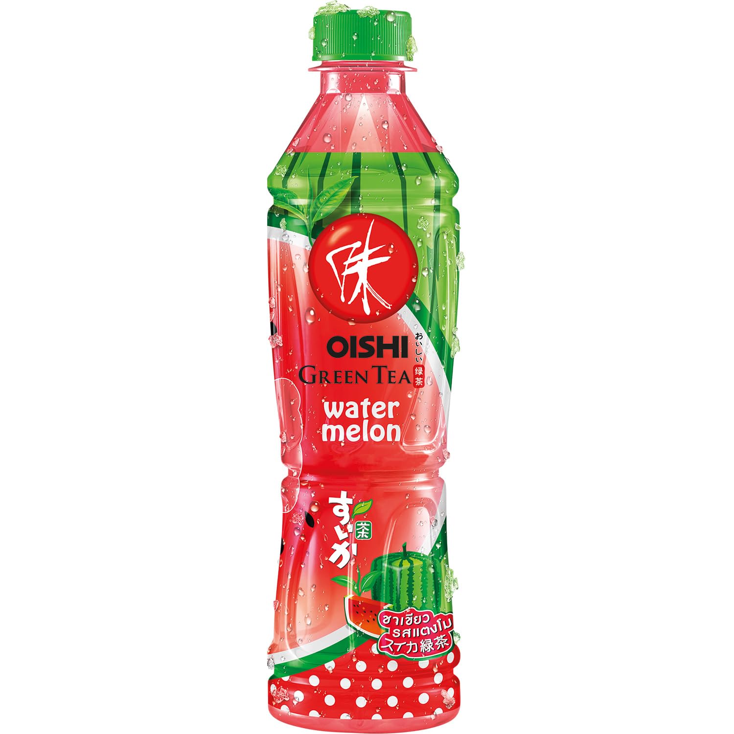 OISHI Arbuzowa zielona herbata 380 ml 0,38 kg - opakowanie 24 szt
