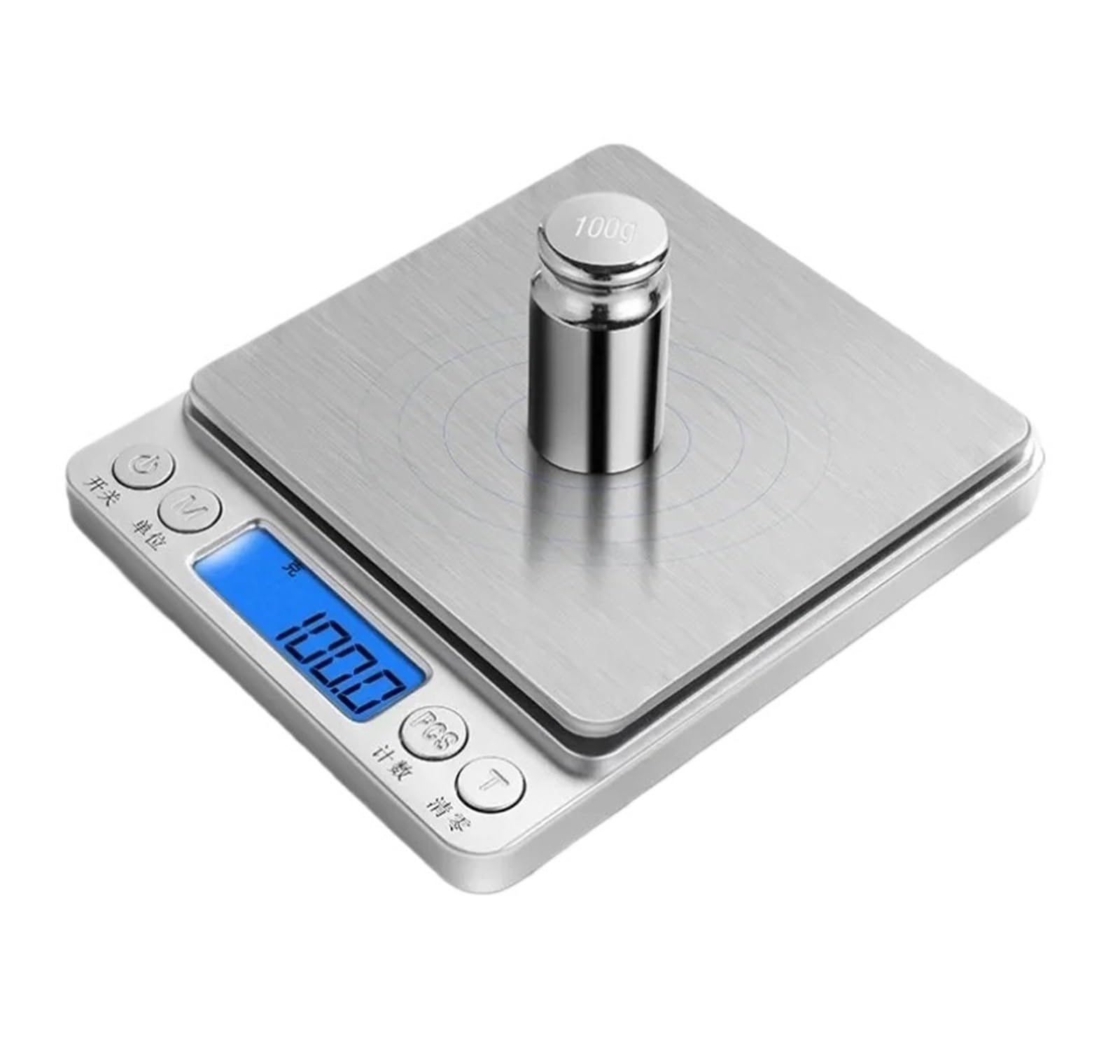 Báscula electrónica de cocina Báscula de precisión de 3000 g y 0,1 g(Battery model)