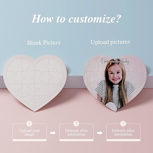 Miniatura 2 de Rompecabezas personalizados para niños, rompecabezas personalizados de fotos, rompecabezas de 10 piezas personalizadas con impresión fotográfica,