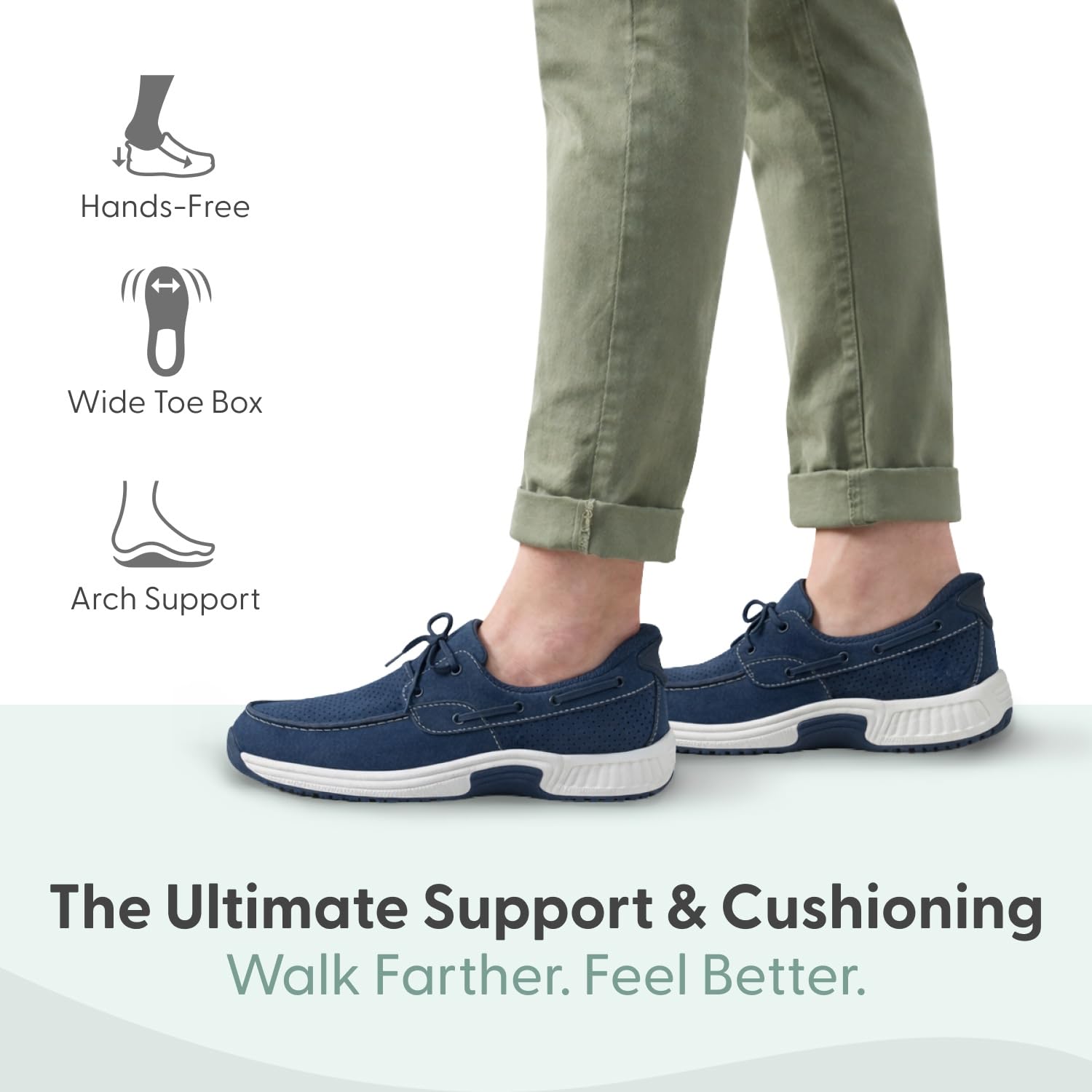 Orthofeet Damen Orthopädischer Captain Freihändiger Rutschfester Bootsschuh