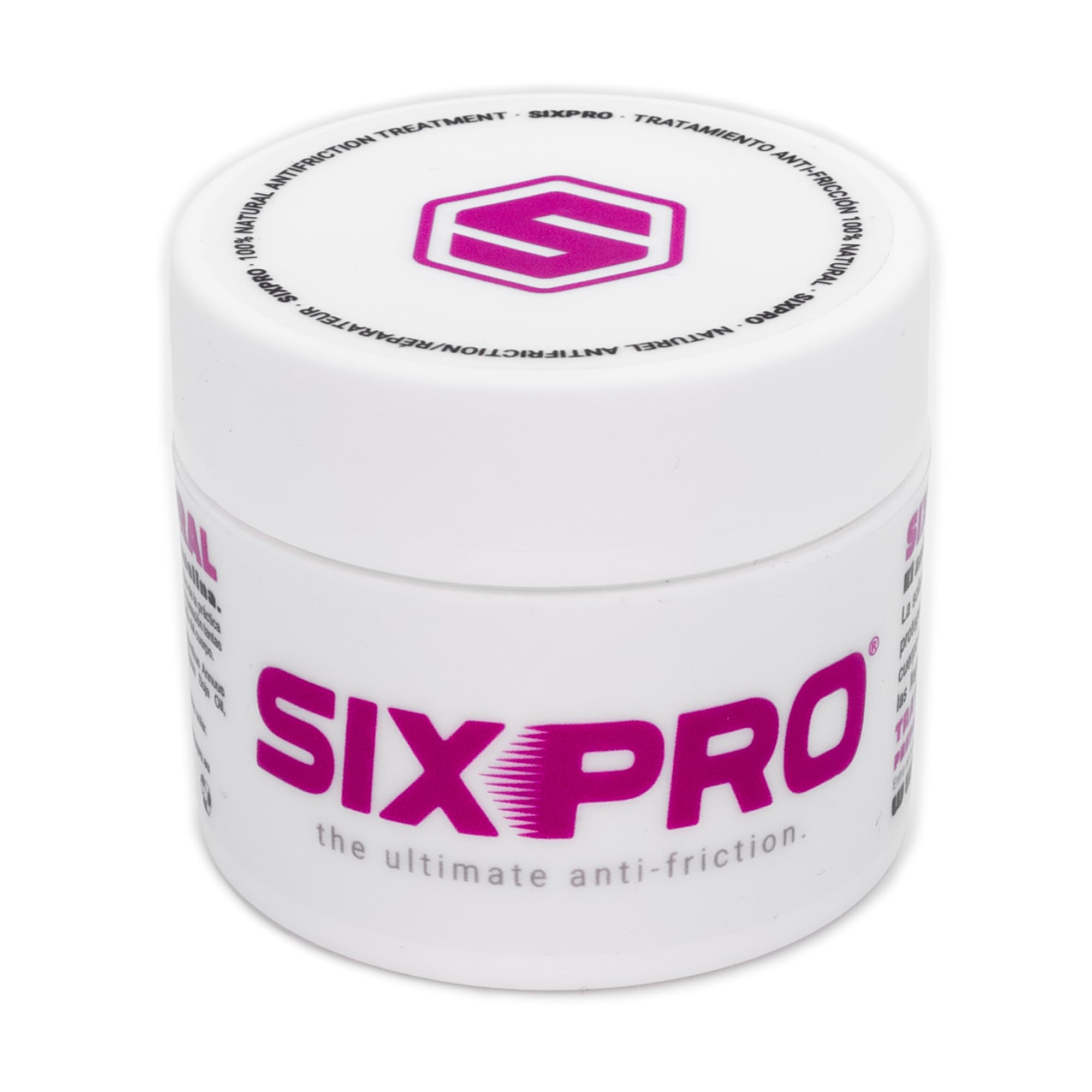SIXPRO Sport Crema de antifricción y rozaduras - Crema ciclismo crema para pies y zonas sensibles para proteger la piel y prevenir la fricción durante el ejercicio Ultra Trail Maratón Running