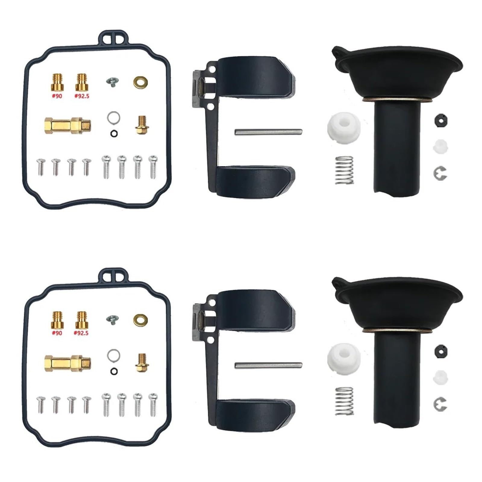 Kit De Reparación De Carburador para HYOSUNG GT 125 GV 125 GT 250 GV 250 Reconstrucción del Carburador con Diafragma De Émbolo De Flotador Kit de reparación de carburador(Set 9)