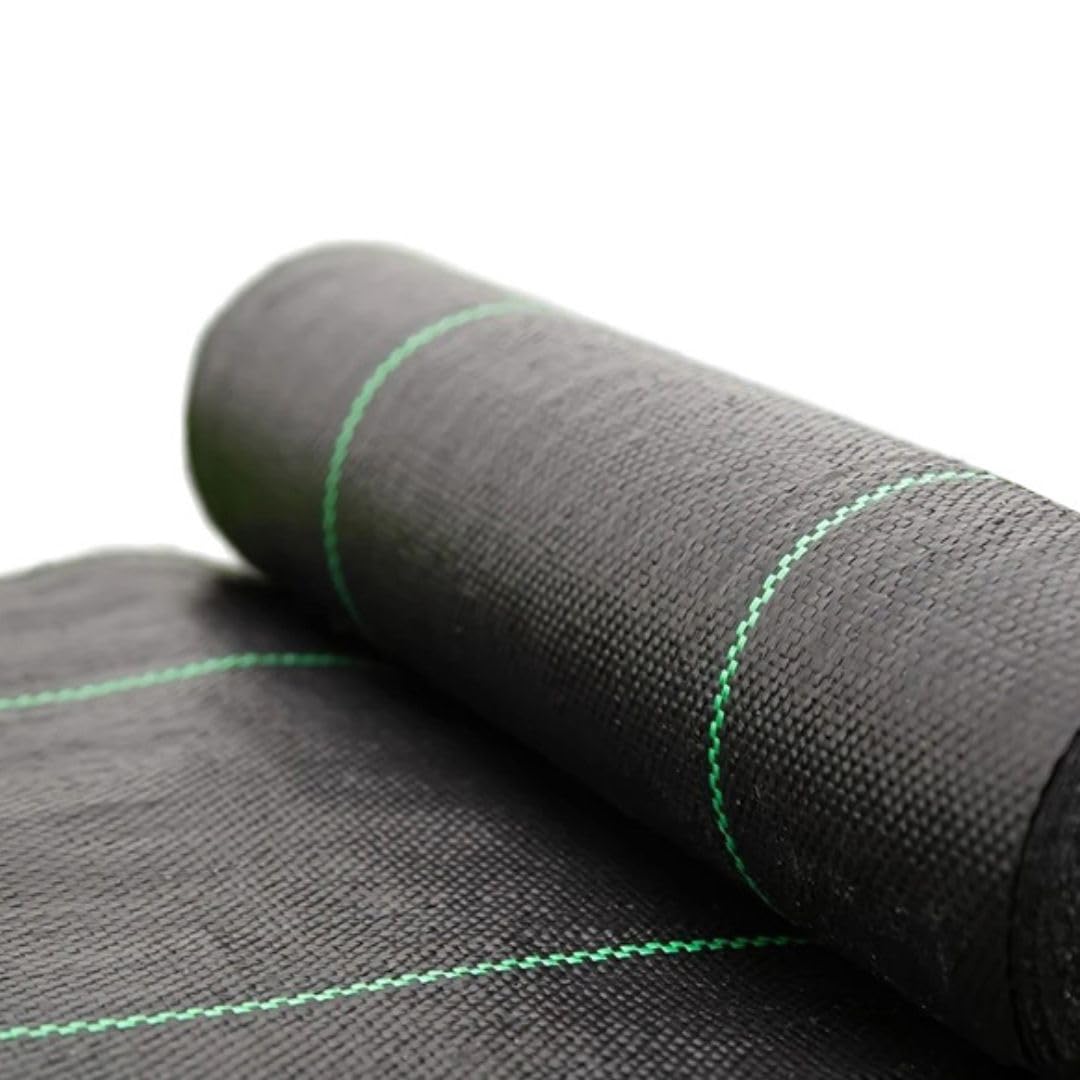 Malla Antihierbas Tela Antihierbas Geotextil para Control de Maleza Malla contra Malas Hierbas Protección césped Artificial Lona antimalezas jardín