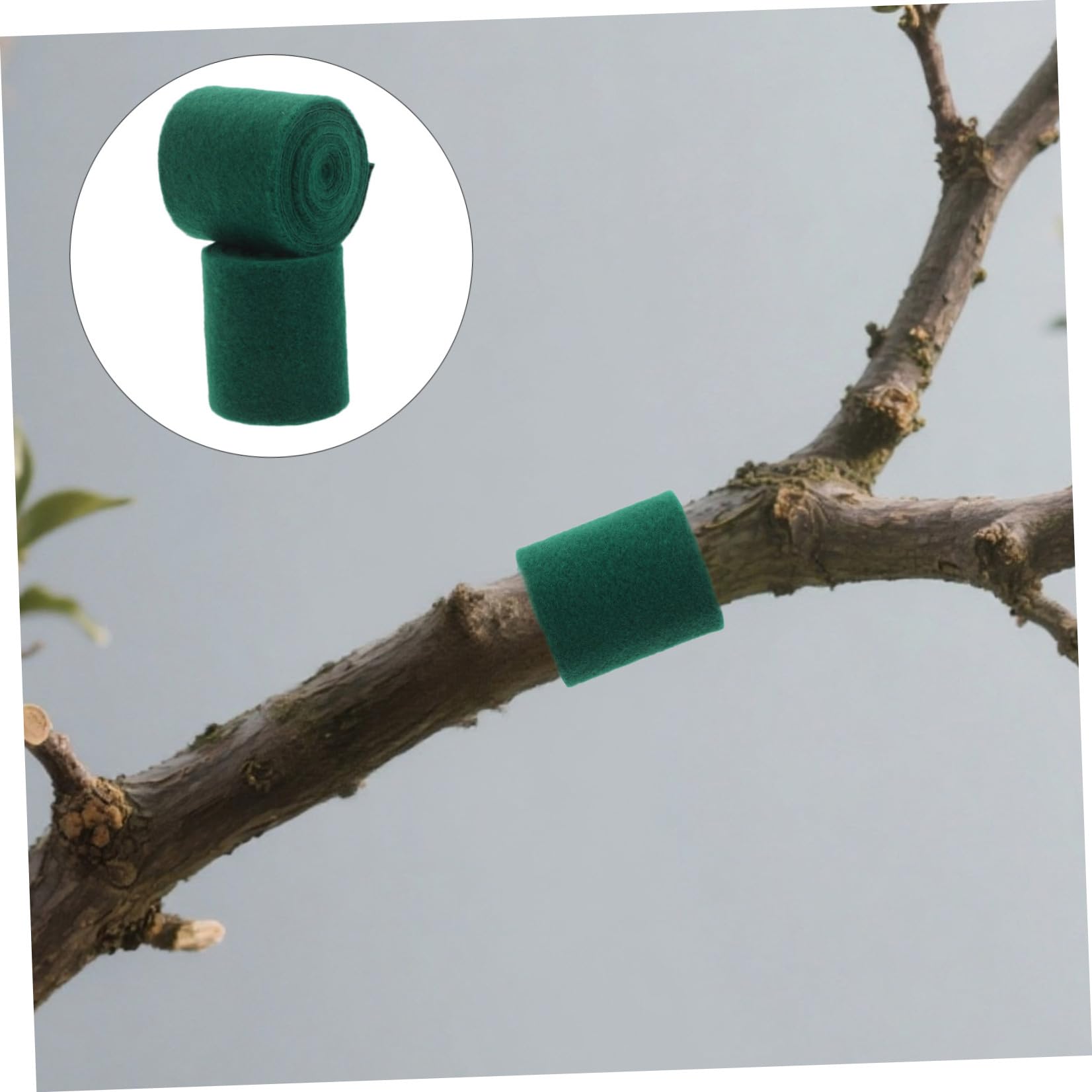 Protezione per Tronco Albero in Fibra Chimica Gancio e Chiusura a Strappo, 2 Pezzi Fasce Protettive Antiscivolo per Alberi da Giardino, Accessori per Slackline e Amache Outdoor