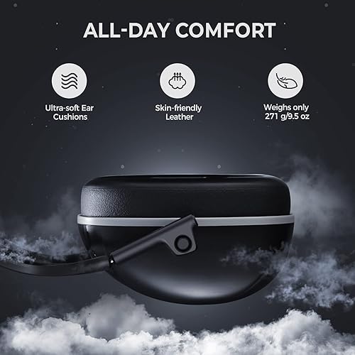 Miniatura 3 de SNR - Orejeras de protección auditiva de 35 dB, protección eficaz para los oídos, auriculares con cancelación de ruido para adultos y niños, cortan