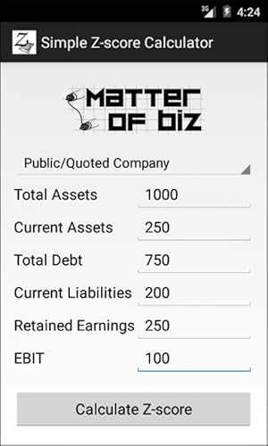 Simple Z-score Calculator
