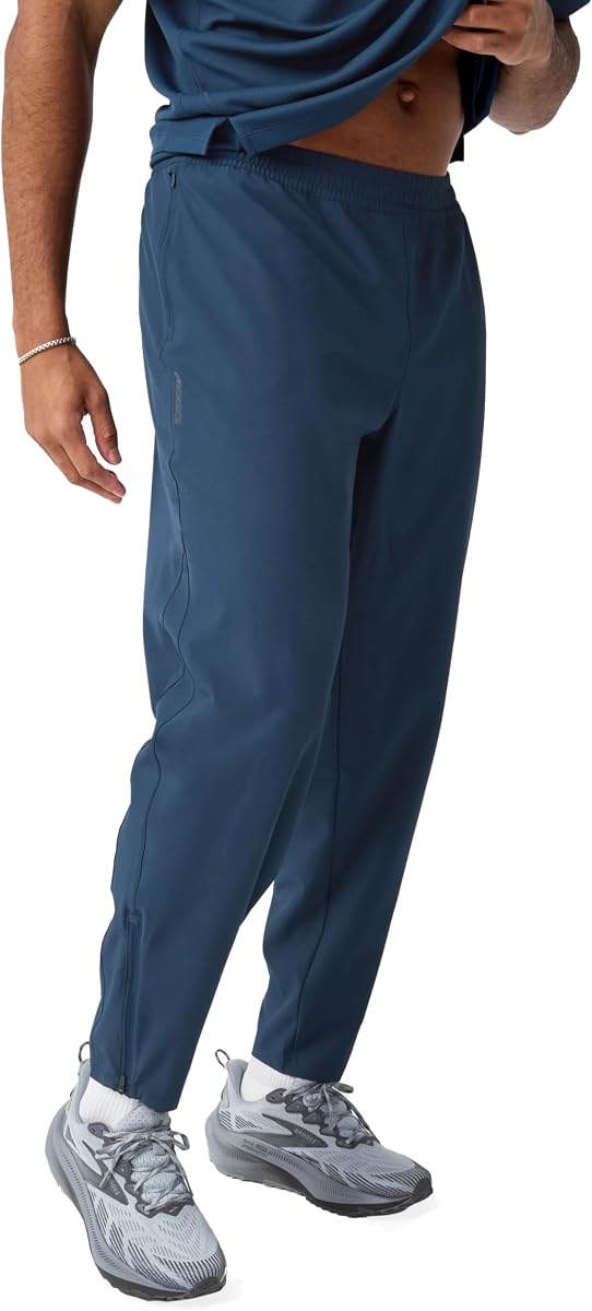 Brooks Men's Canopy Pant, UPF 50+ Water Resistant Running Pants