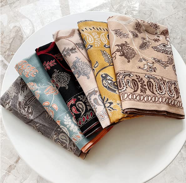 Womens Winter Fashion Large Soft Cashmere Feel Pashmina Shawls Wraps Scarf4